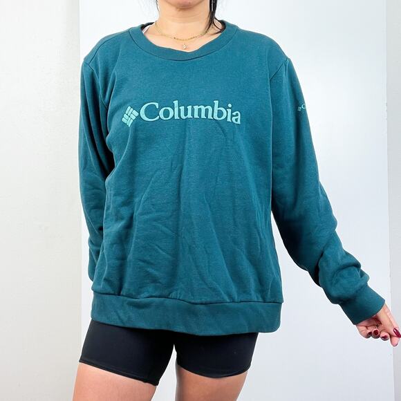Columbia Womens XS Fleece Crew Pullover Sweater Blue - Picture 7 of 10